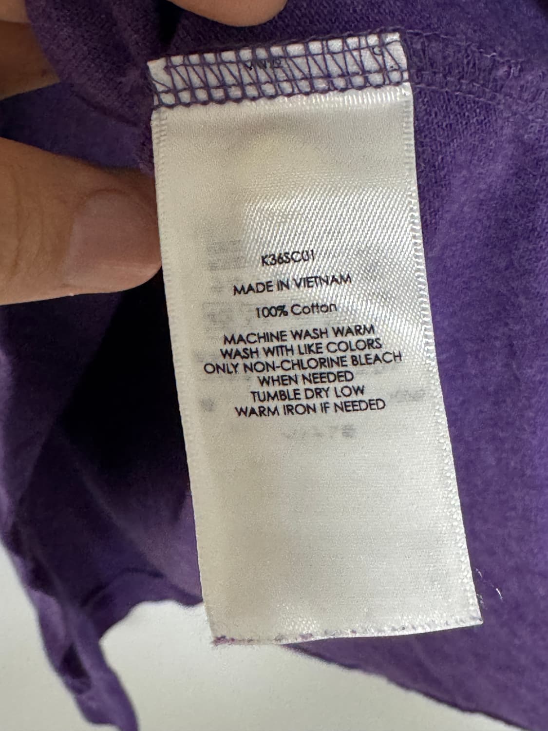 폴로 랄프로렌 긴팔 카라티 퍼플 100-105 상품이미지3