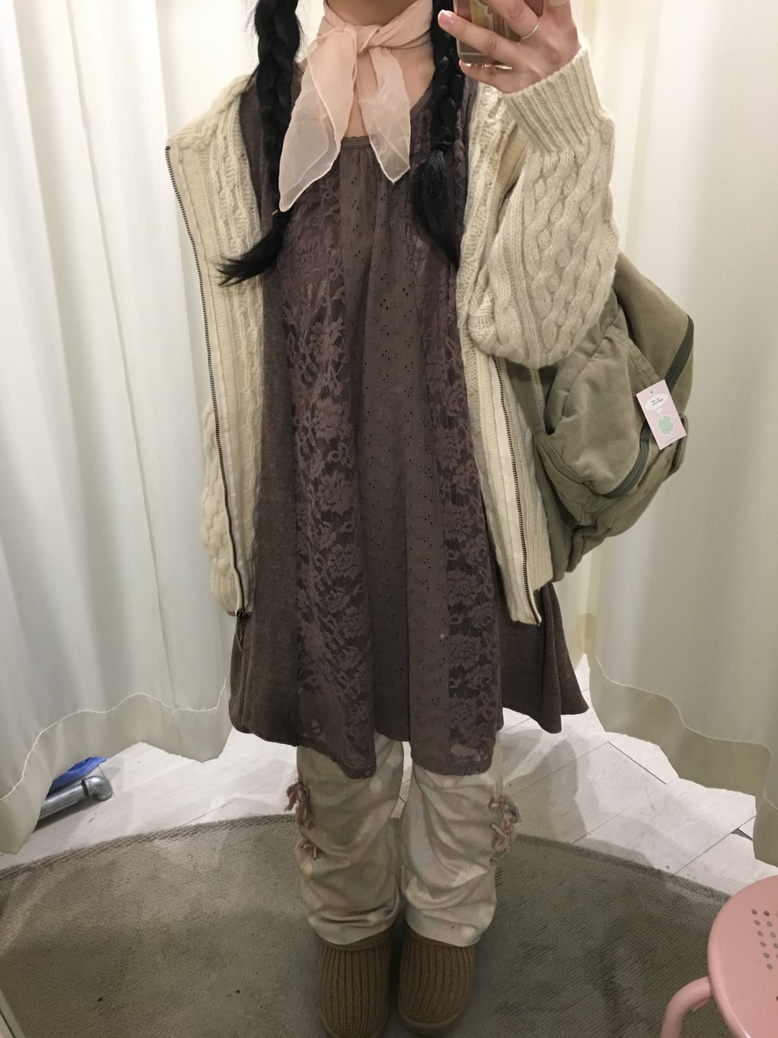 하트인체인 레이스 원피스 상품이미지4