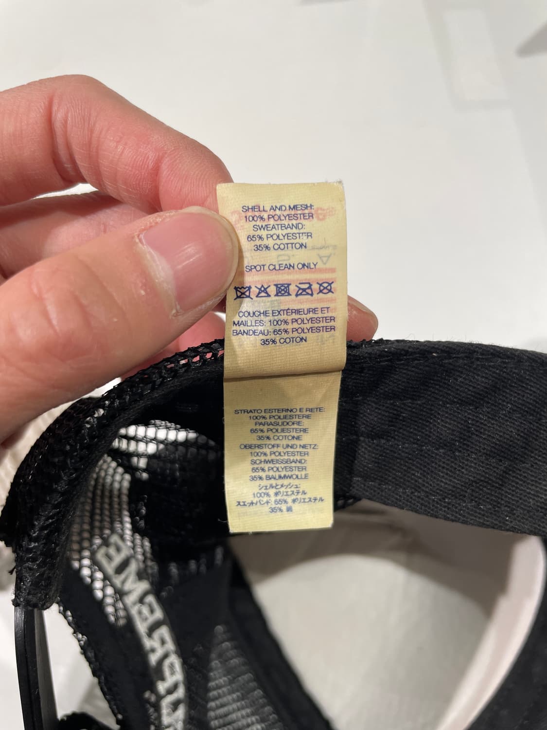 슈프림 x 이라크 아크 22F/W 블랙 5-패널 메쉬 캡 상품이미지9