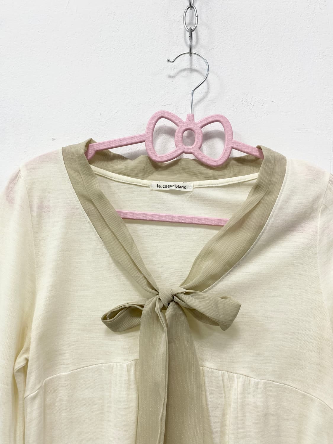 로걀 라떼갸루 리본 롱슬리브 상품이미지6