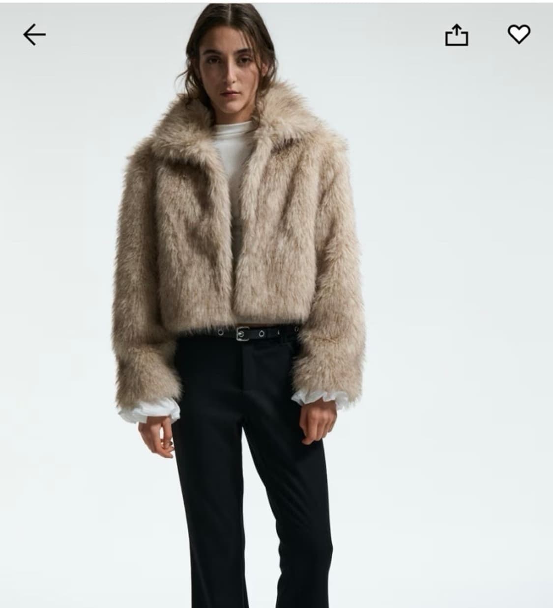 흐앤므 플러피 퍼자켓 xs 새상품 상품이미지2