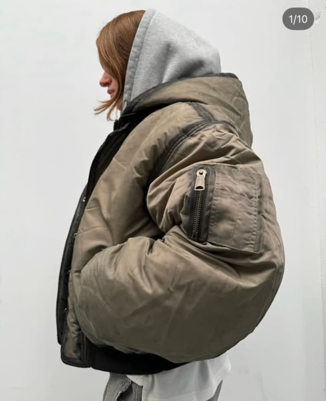 Nofaith Studio 워시드 리버서블 헤비 봄버자켓 상품이미지2