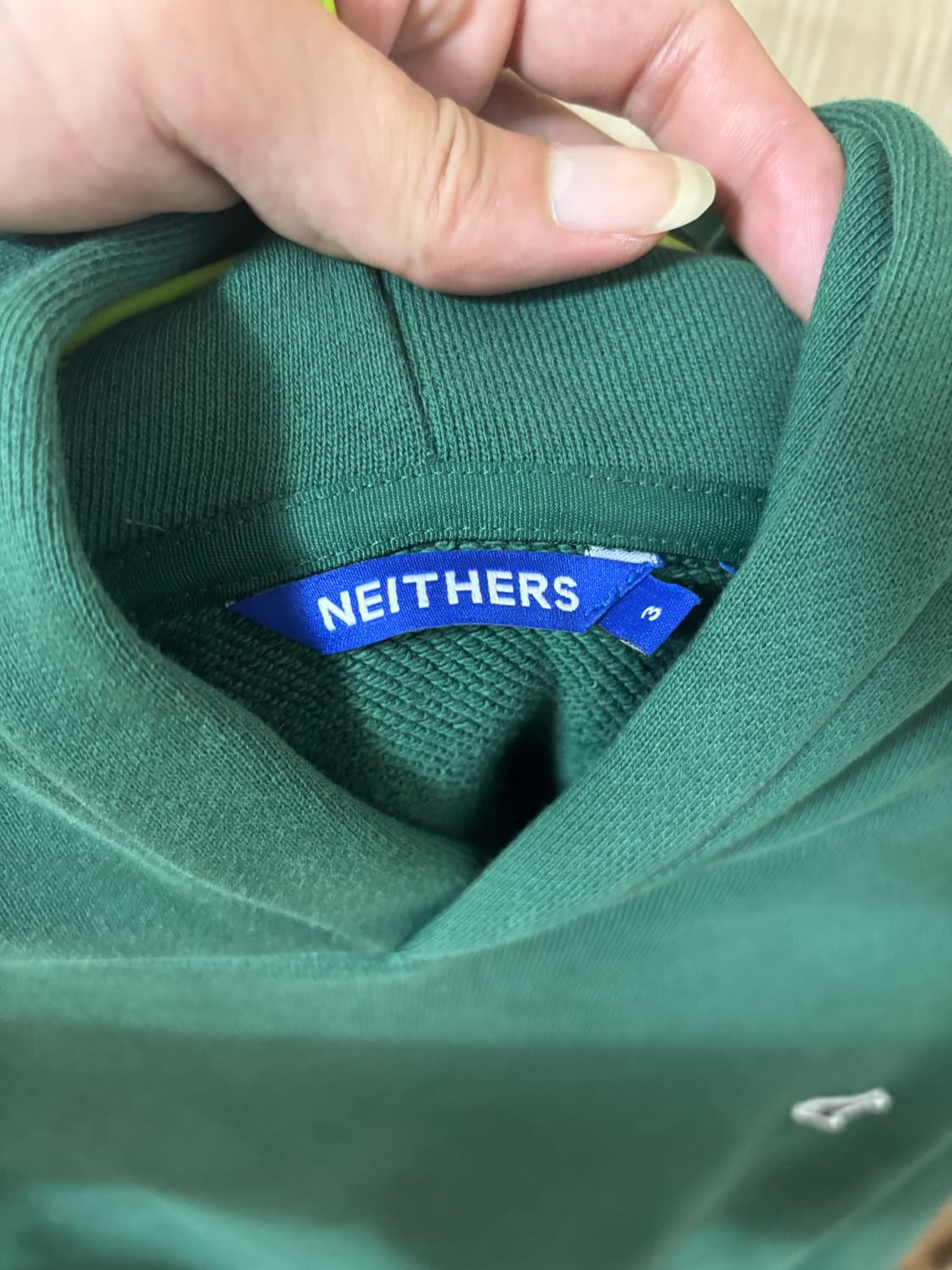 NEITHERS 네이더스 오버핏 후드티 상품이미지4