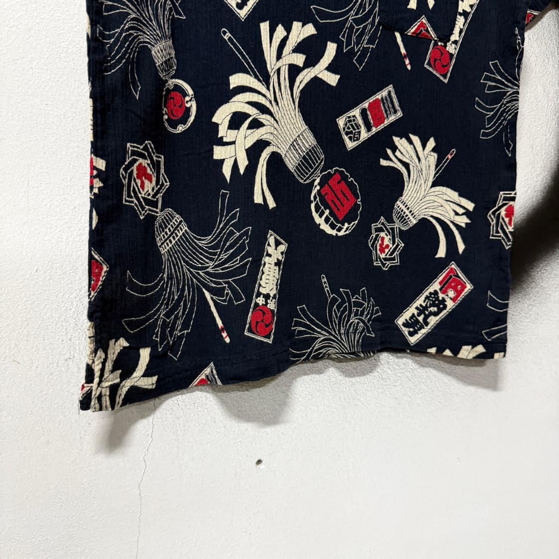 VTG 빈티지 재패니즈 오리엔탈 동양풍 패턴 반팔 티셔츠 상품이미지4