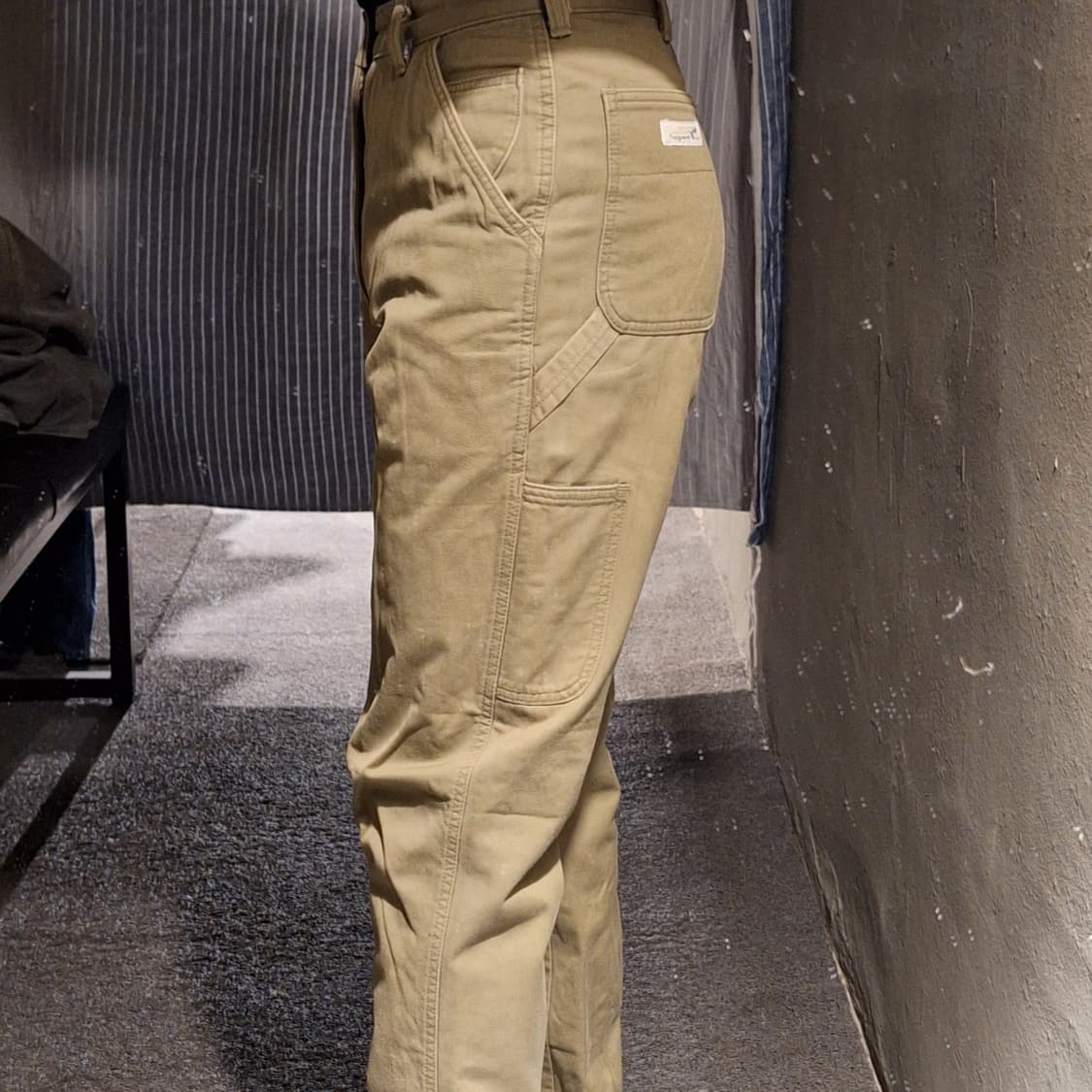랭글러 RAPIDTRANSIT JP 80s 라이트카키 퍼티그포켓 코튼팬츠 상품이미지2