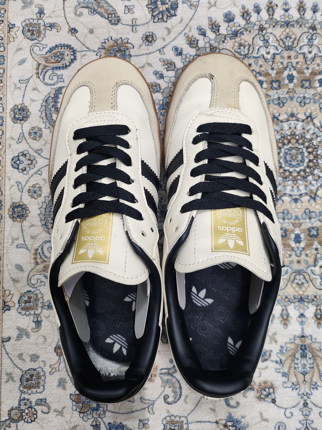 아디다스 OG 삼바 크림 화이트 코어블랙 245mm 상품이미지5