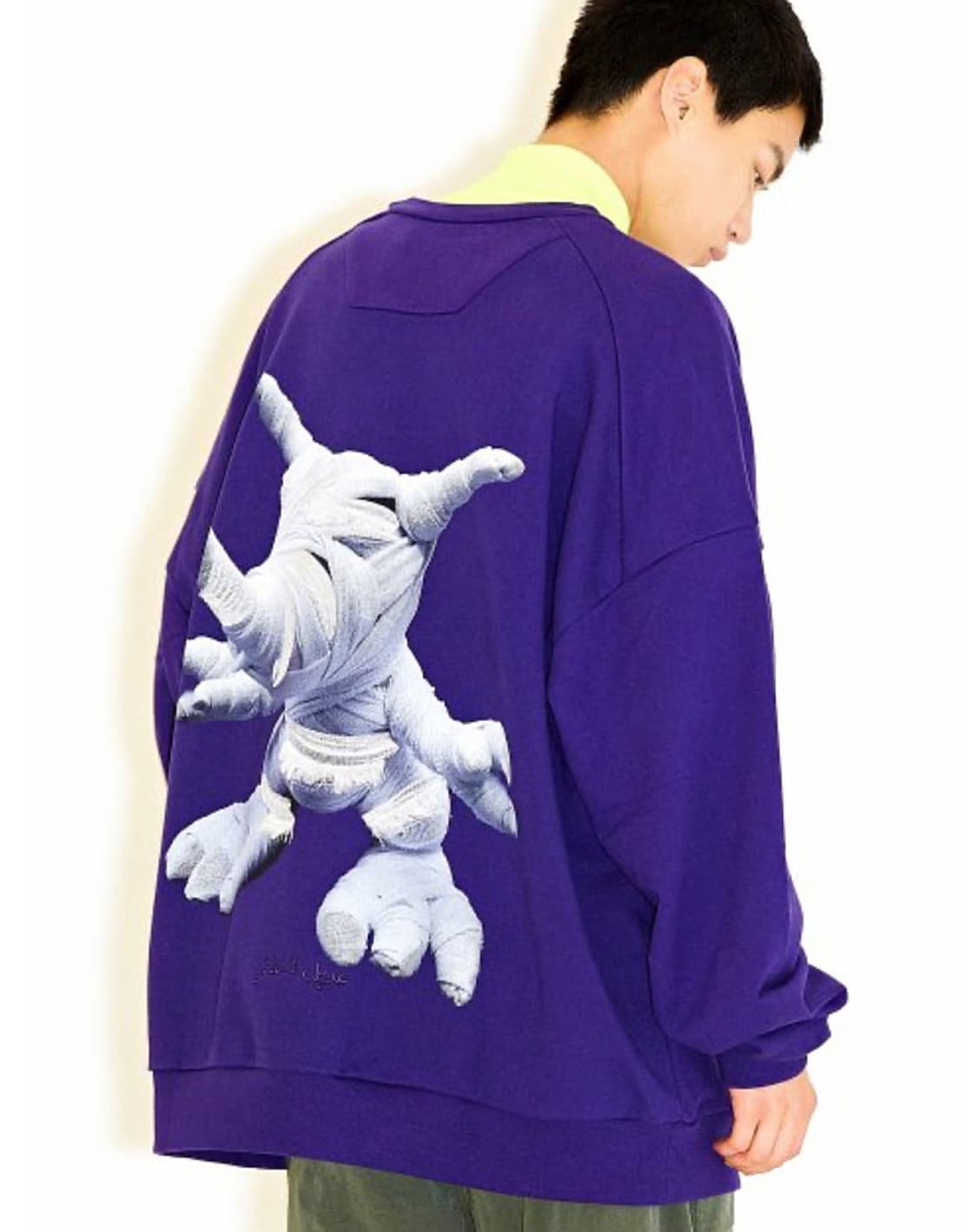 105) 준지x아딜 코뿔소 오버 맨투맨  상품이미지1