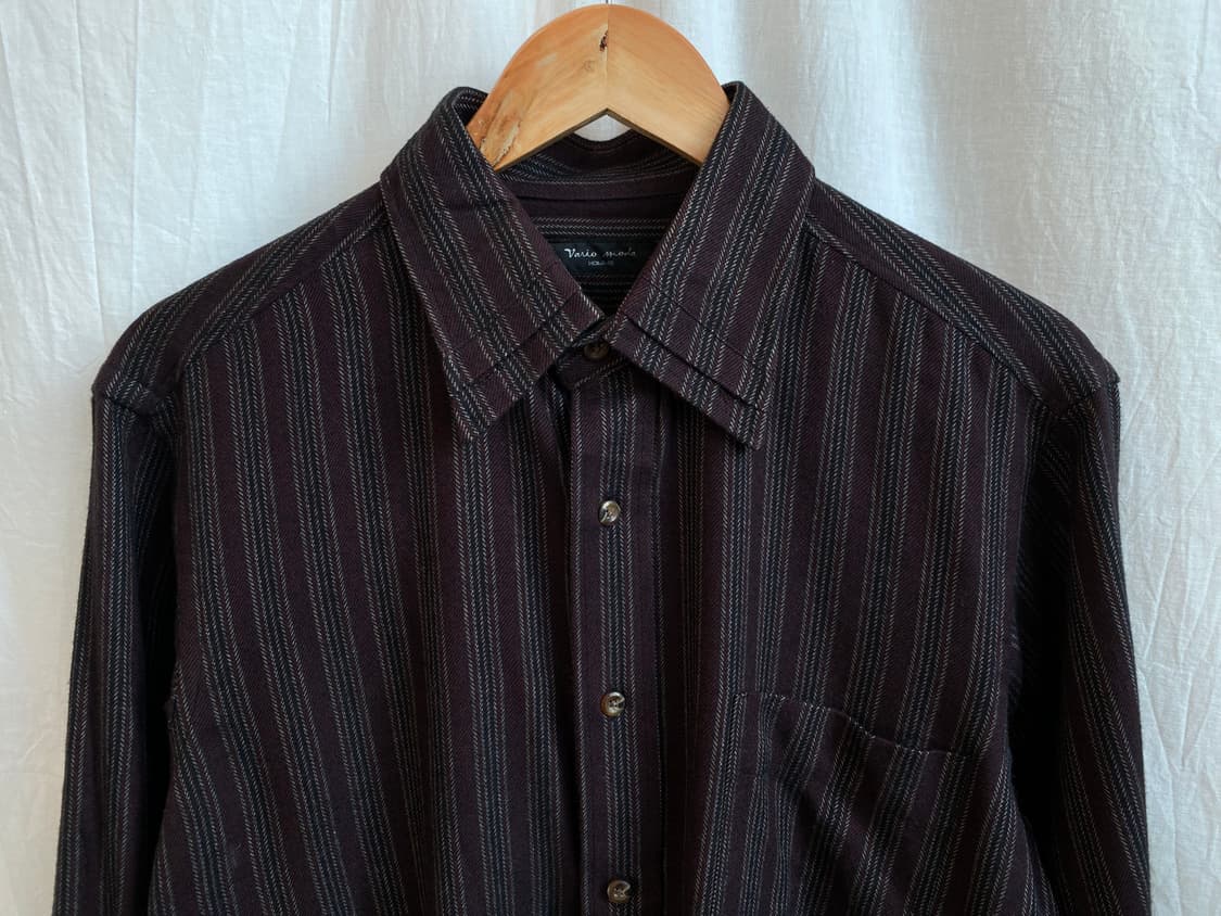 VARIO MODA 자주패턴 더블깃 셔츠(MEN L) 상품이미지2