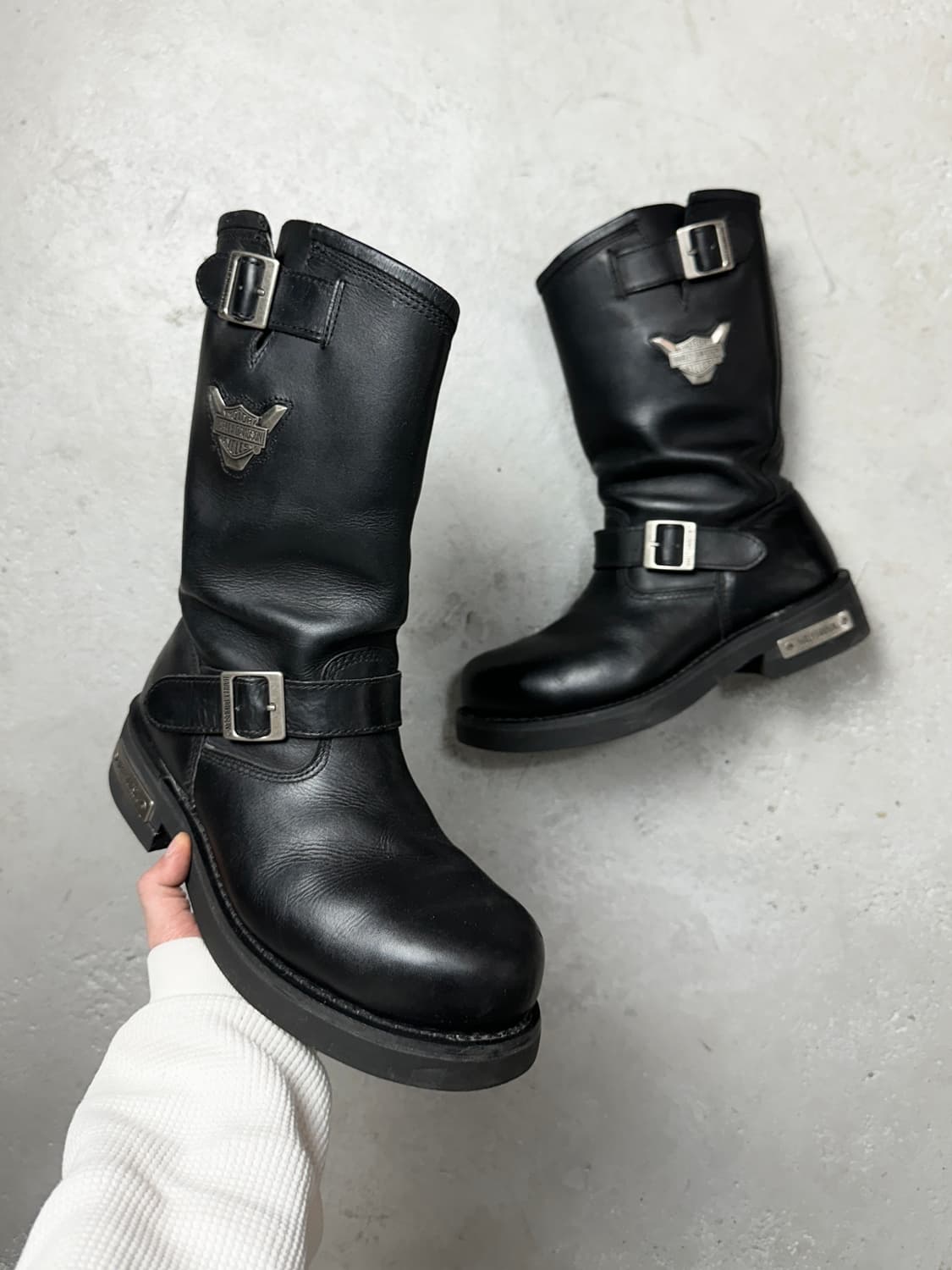 할리데이비슨 청키 엔지니어 부츠 모터사이클 바이커 부츠 상품이미지1