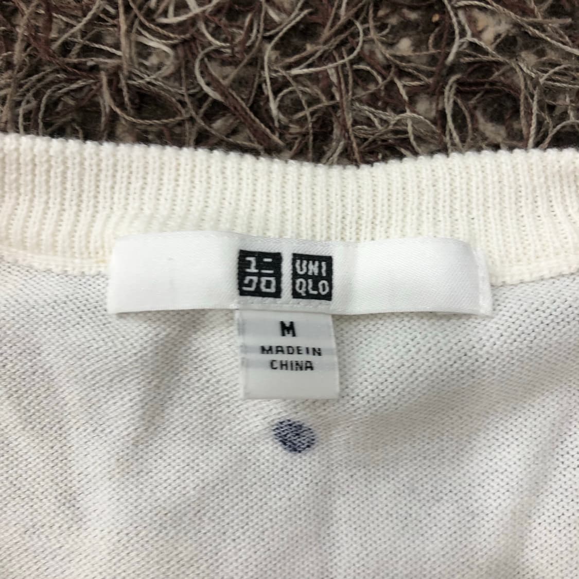 유니클로 폴카닷 도트 땡땡이 가디건 상품이미지4