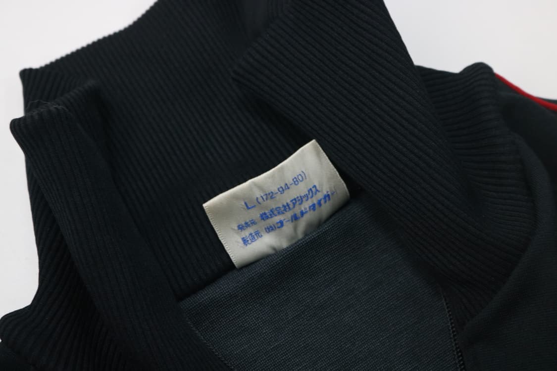 ASICS 아식스 빈티지 레드 라인 블랙 트랙탑 L 상품이미지6