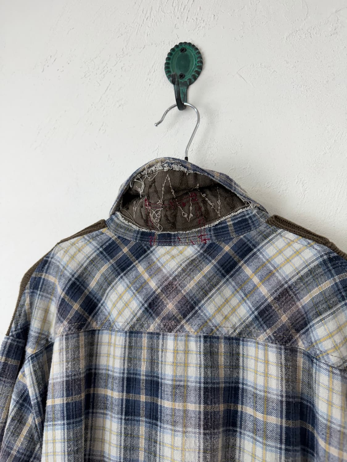 터프 진스미스 니트 베스트 도킹 셔츠 상품이미지5