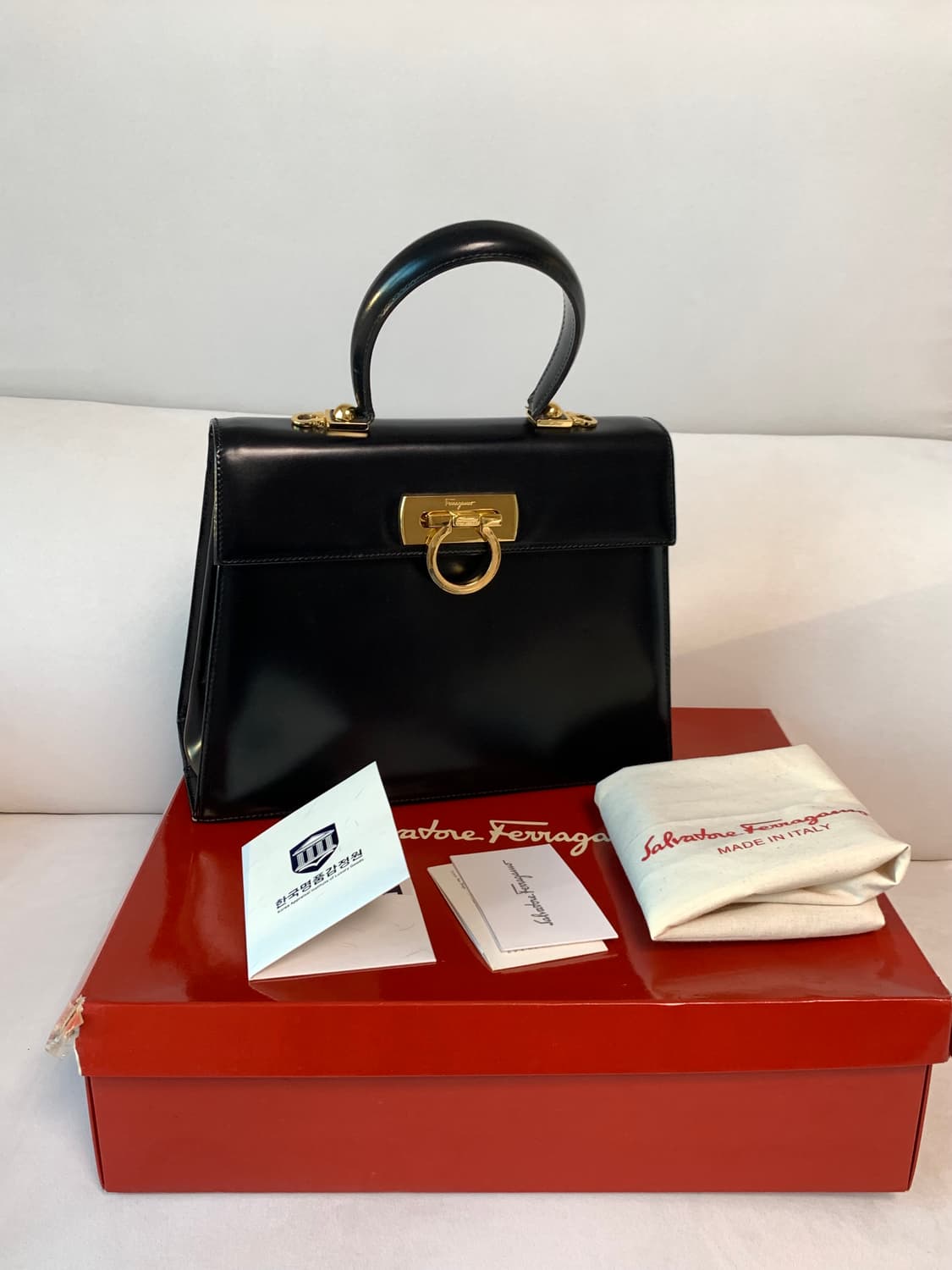 빈티지 페라가모 캘리 투웨이백 상품이미지1