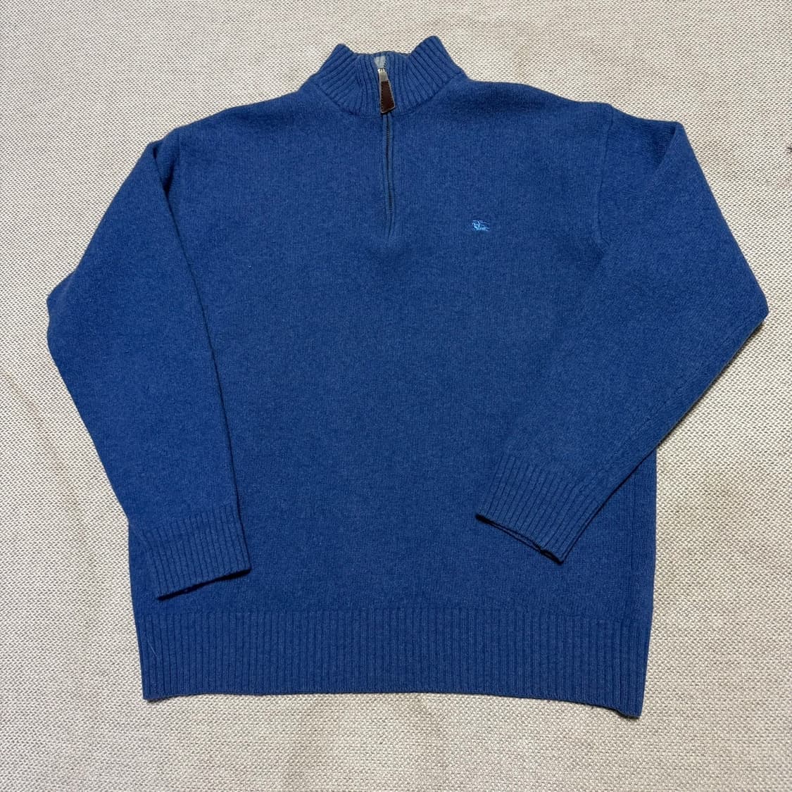 버버리 빈티지 하프집업 니트 상품이미지1