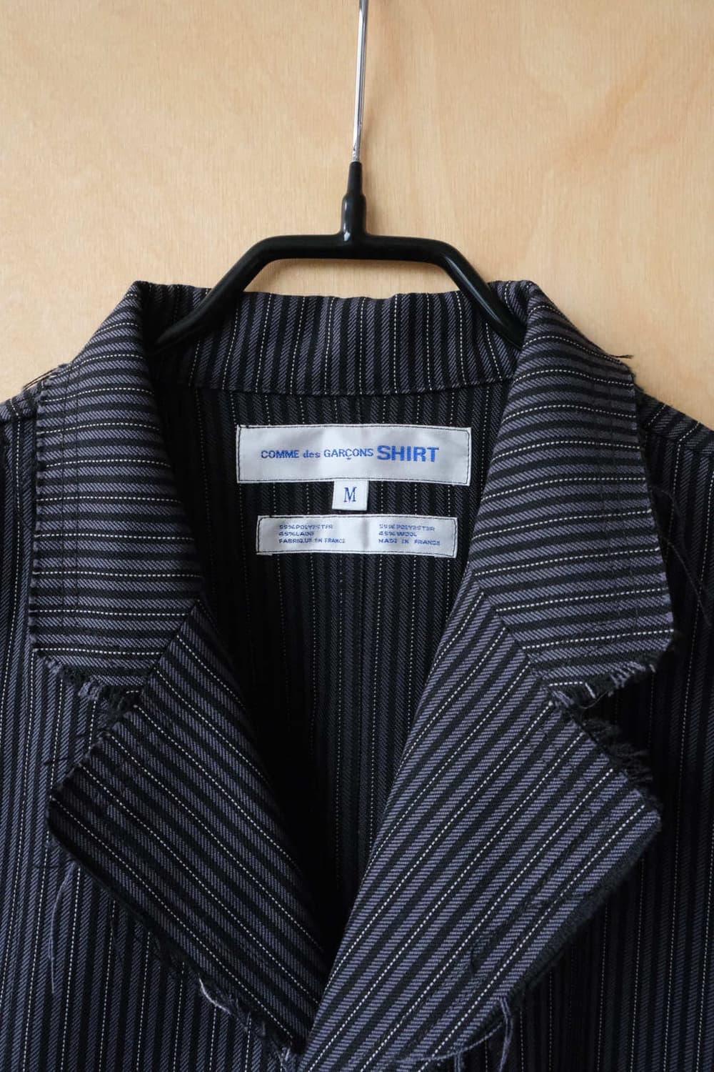 Distressed Pinstripe Jacket 상품이미지3
