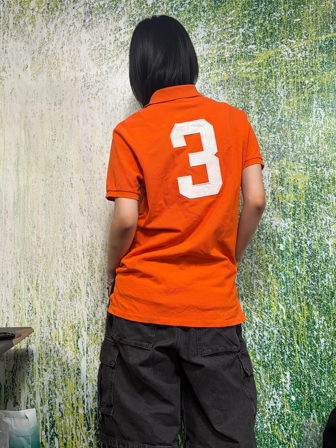 폴로 빅포니 치프키프 주황 반팔 카라 티셔츠 L 상품이미지5