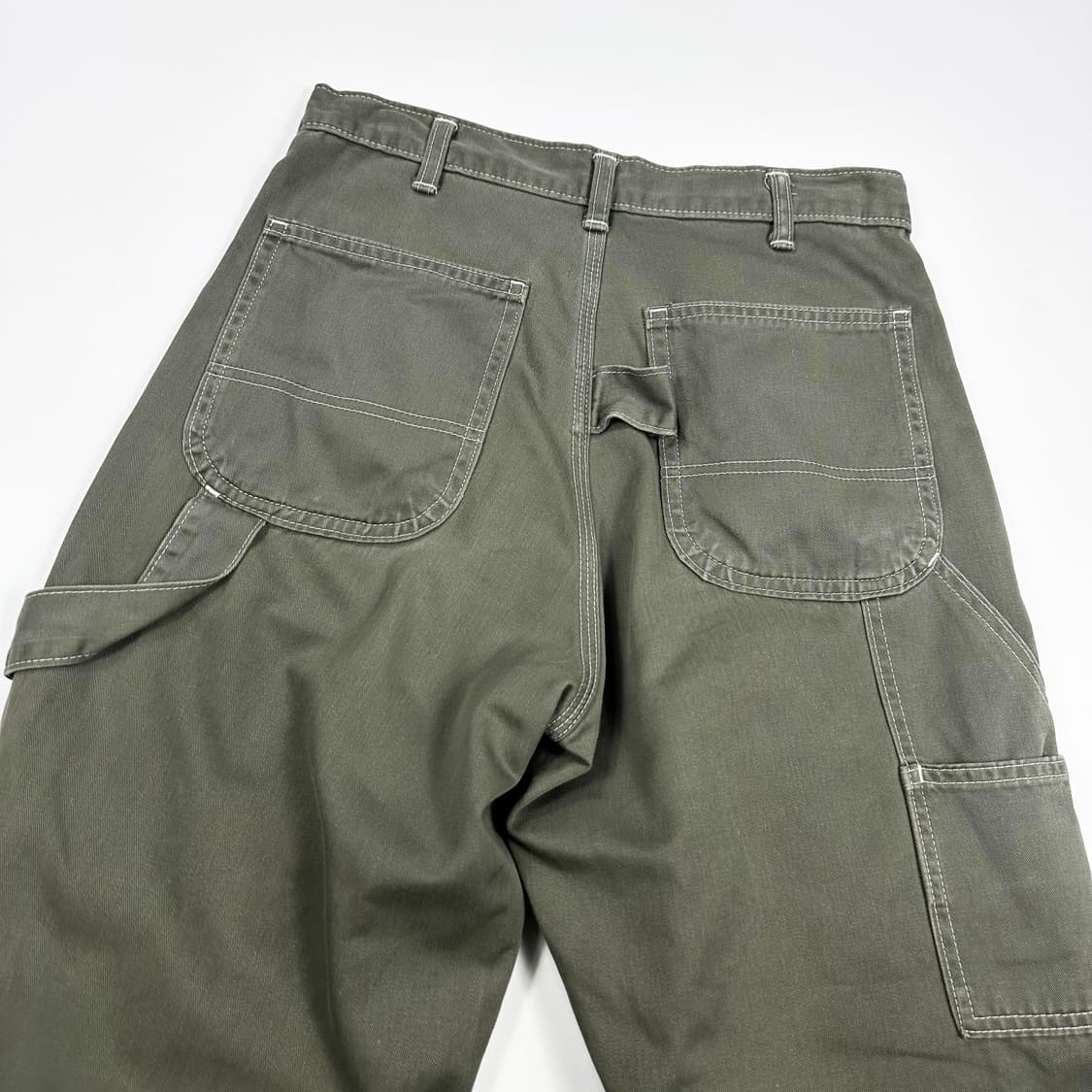 VTG 빈티지 재팬 카펜터 카키 와이드 카고팬츠 (28인치 여성추천) 상품이미지4