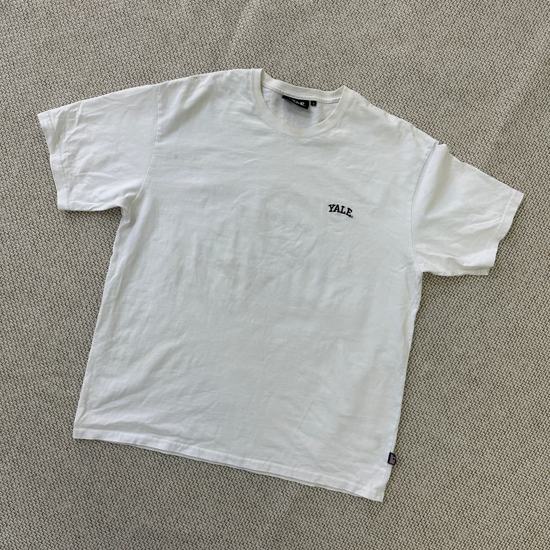 L 예일 로고 자수 반팔 0327D 상품이미지1