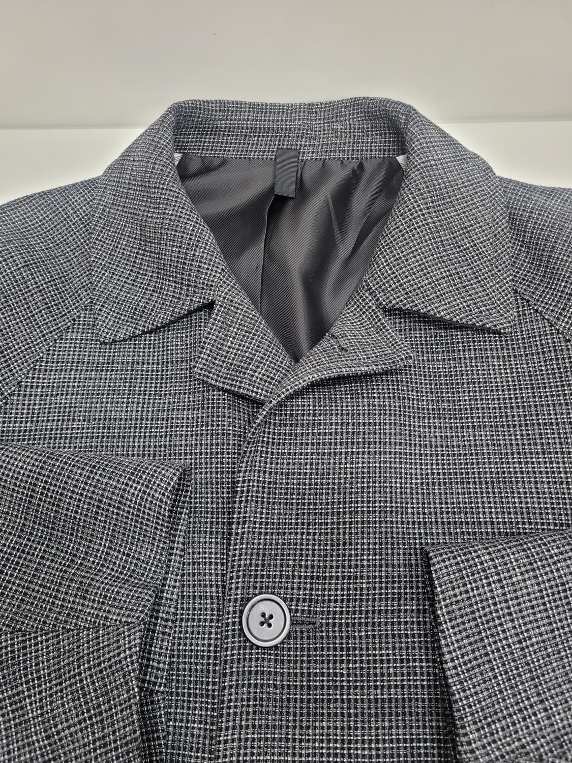 customellow 커스텀멜로우 오버핏 체크 맥코트 / 남 105
 상품이미지3