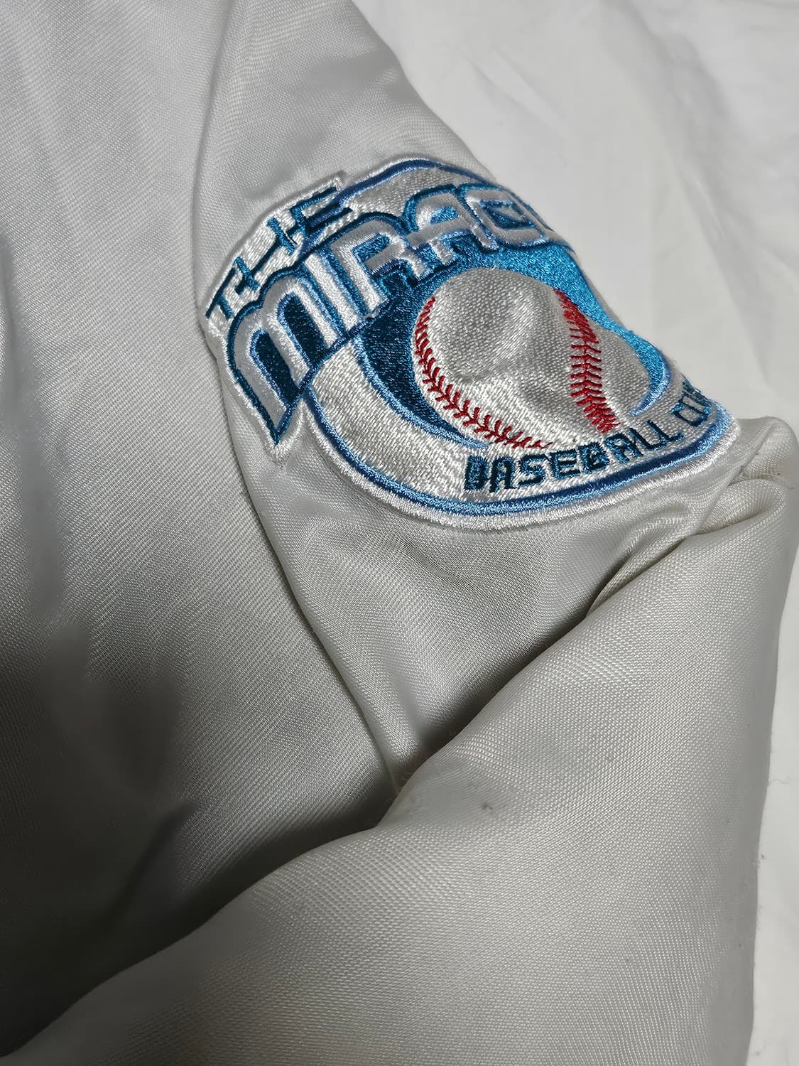 90s mirage 미라지 바시티 자켓 야구잠바 100 상품이미지3