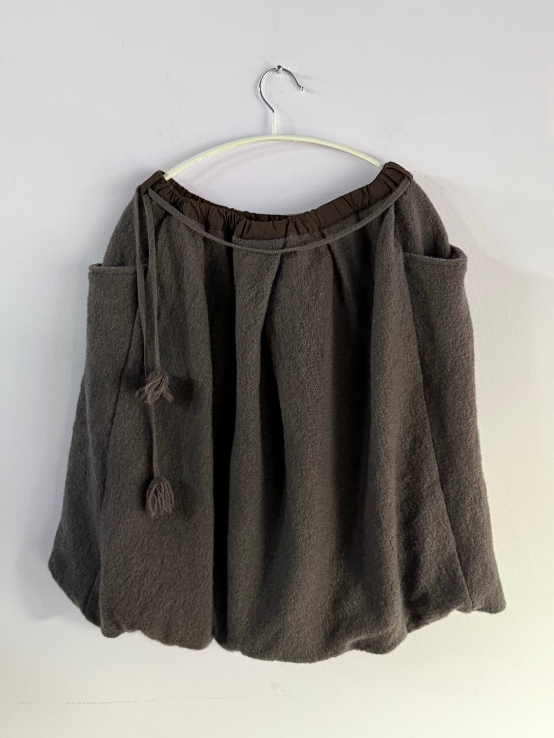 일본빈티지) 울100 벌룬스커트 상품이미지5