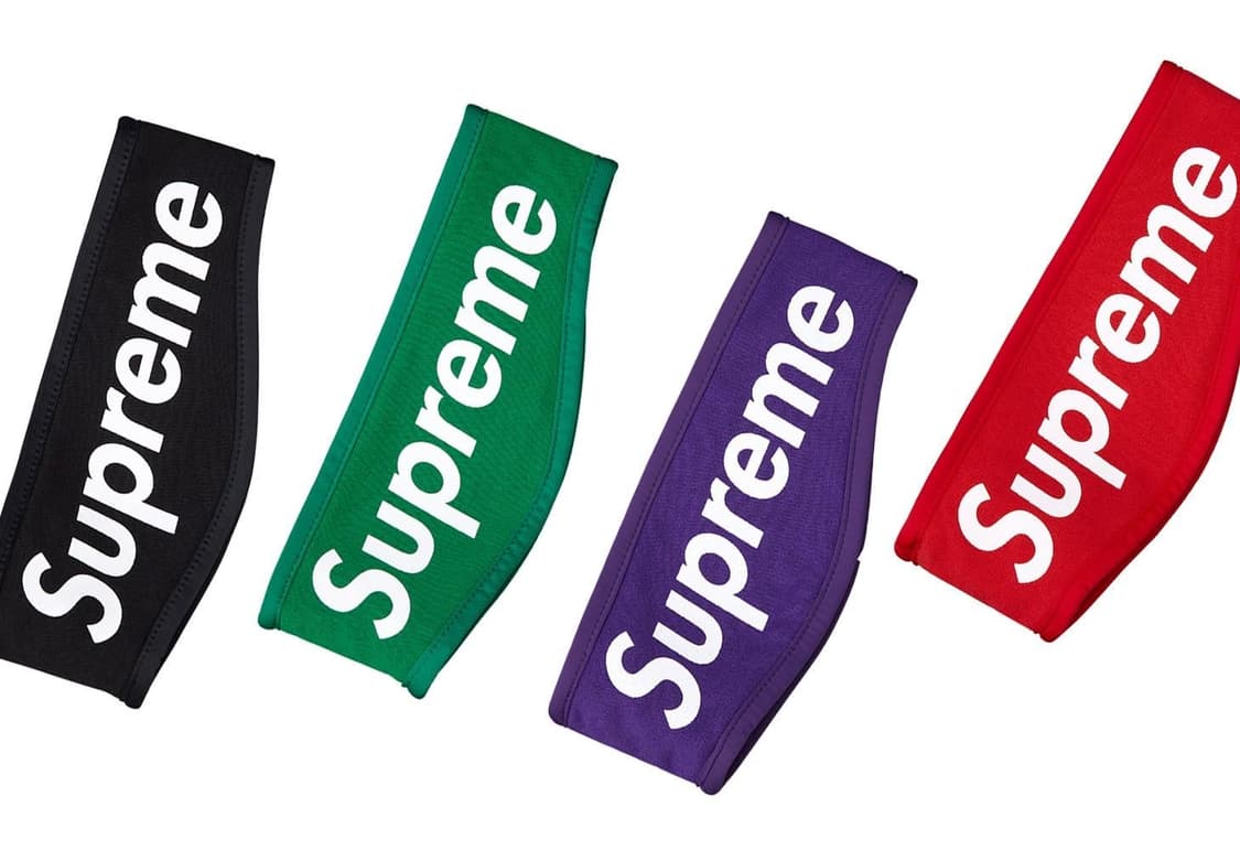 슈프림 플리스 헤어밴드 블랙 상품이미지1