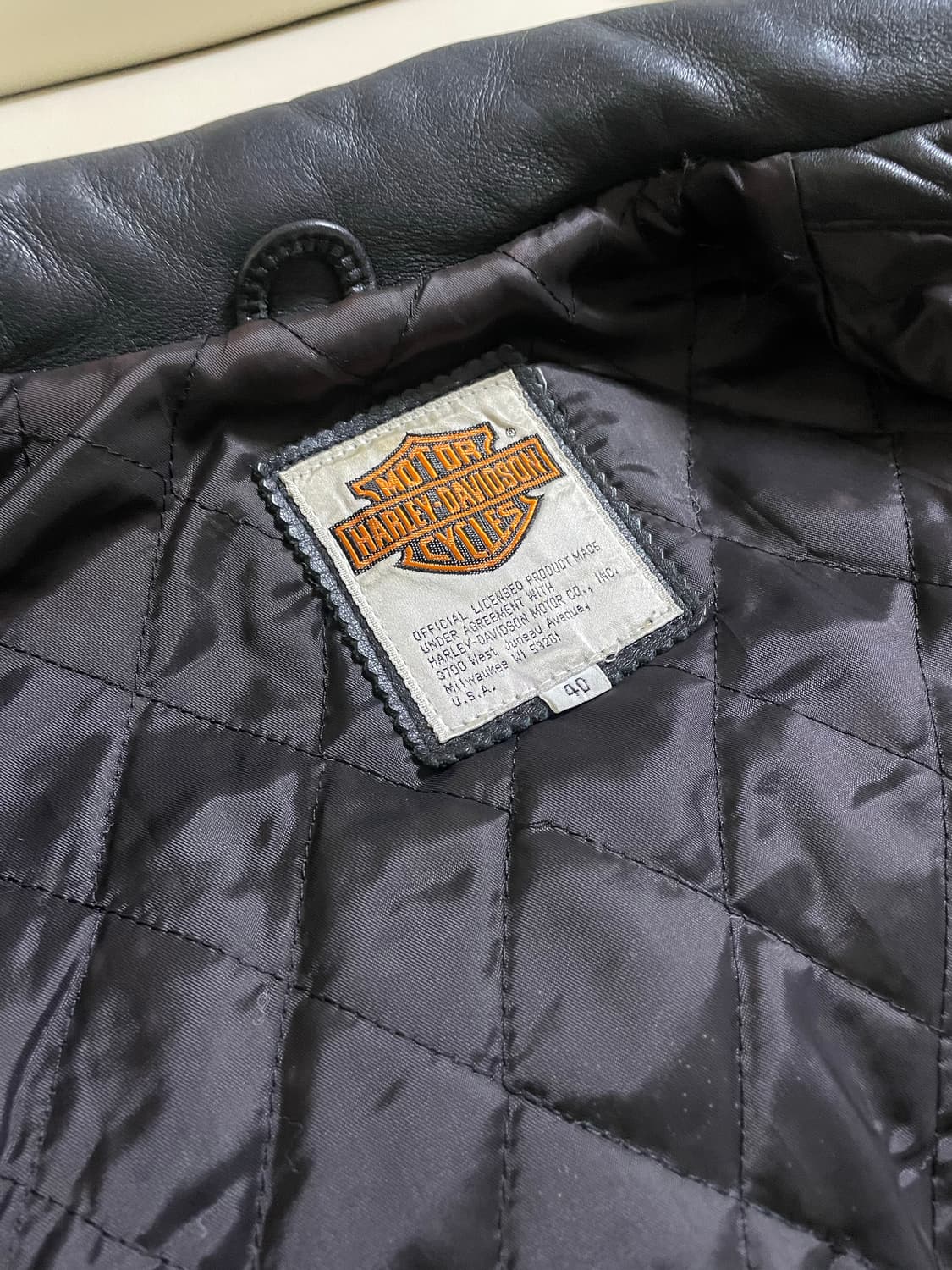 할리데이비슨 카우하이드 싱글 라이더 레더자켓 상품이미지6