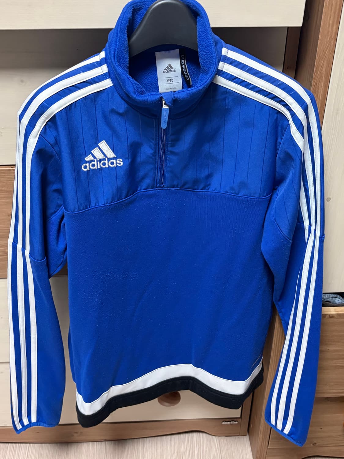 [90] 아디다스 트레이닝 기모 상의 상품이미지1