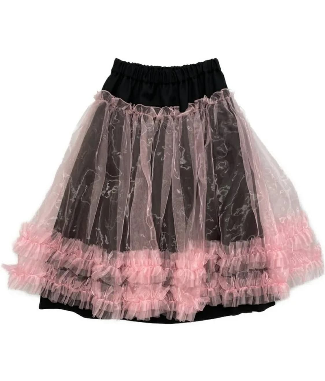 25fw noire kei ninomiya 핑크 오간자 스커트 xs 상품이미지1