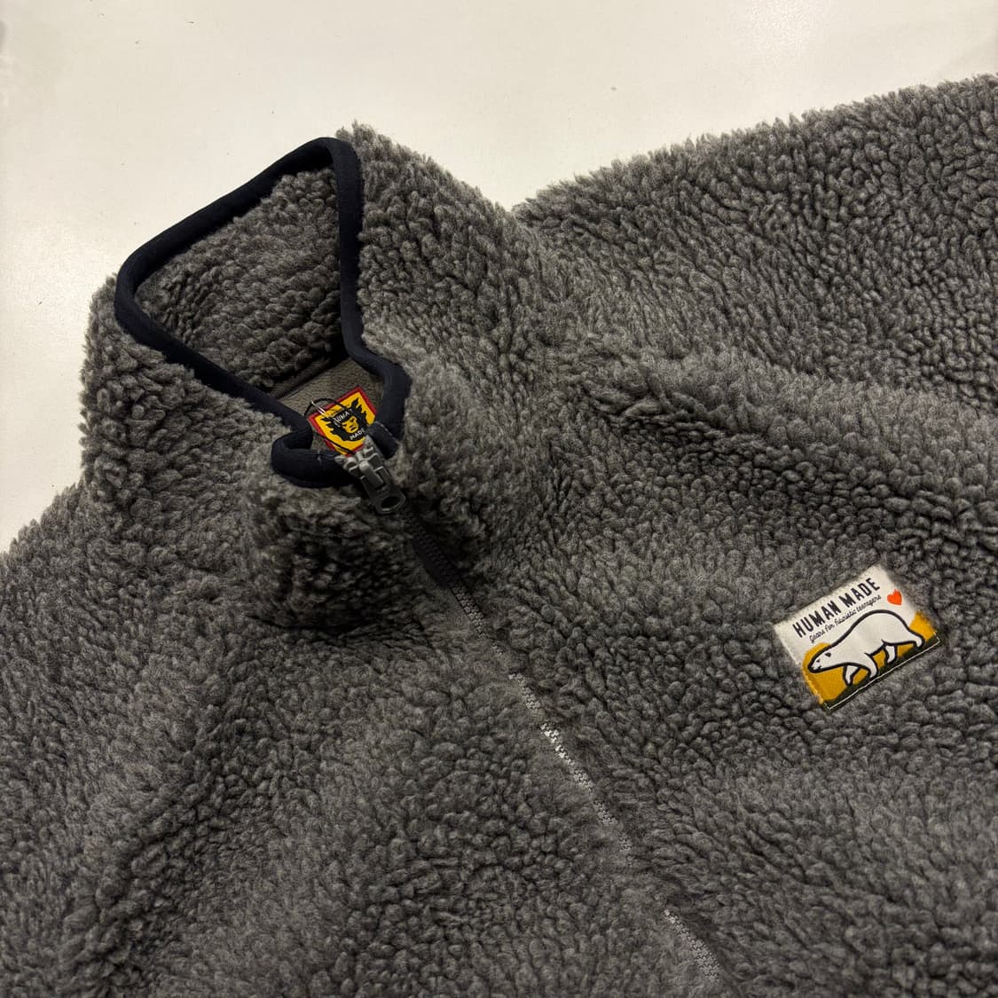 [2XL] HUMAN MADE 휴먼메이드 보아 후리스 그레이 B525 상품이미지3