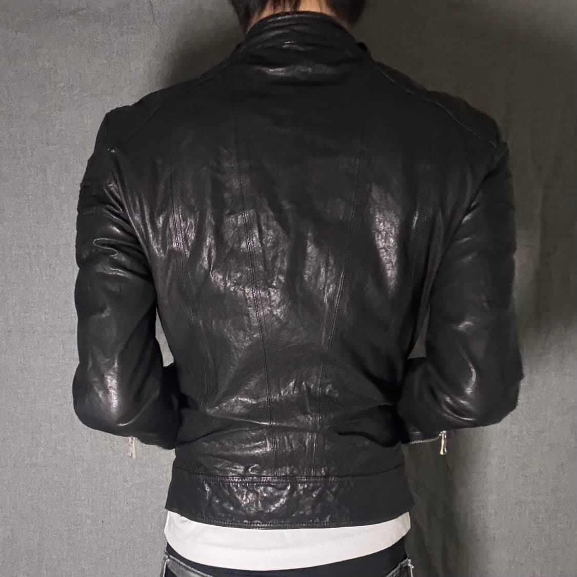 lamb skin leather jacket 상품이미지6
