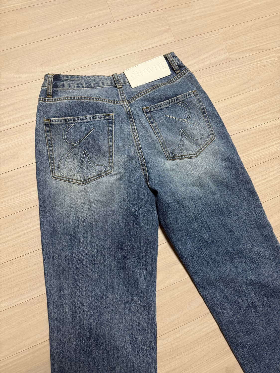 글로니 93미드라이즈 루즈핏 진 s  상품이미지3