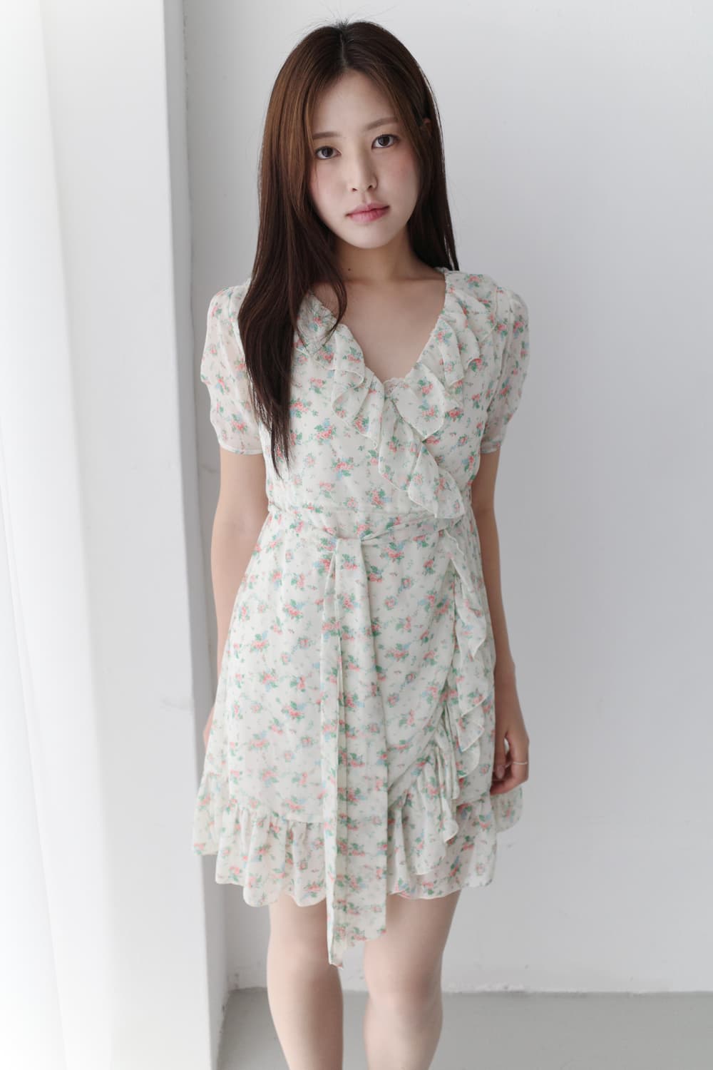 flower frill one-piece 상품이미지5