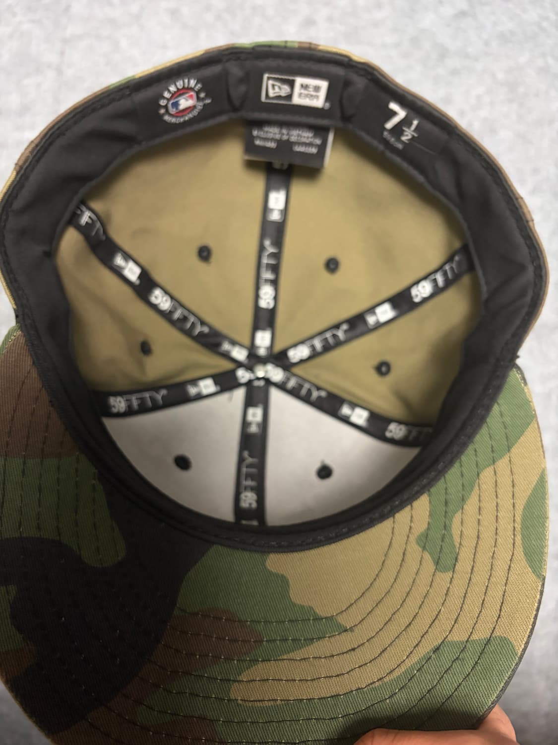 712 뉴에라 5950 양키스 카모 캡 상품이미지4