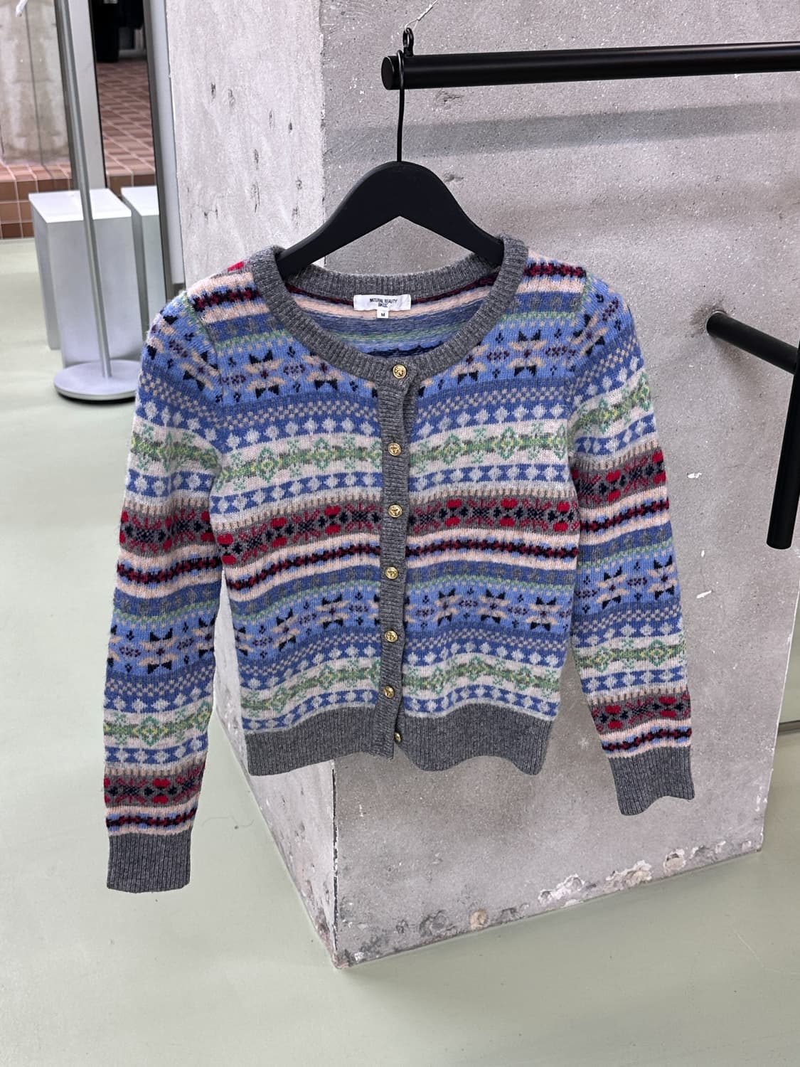 winter ethnic knit cardigan 상품이미지1