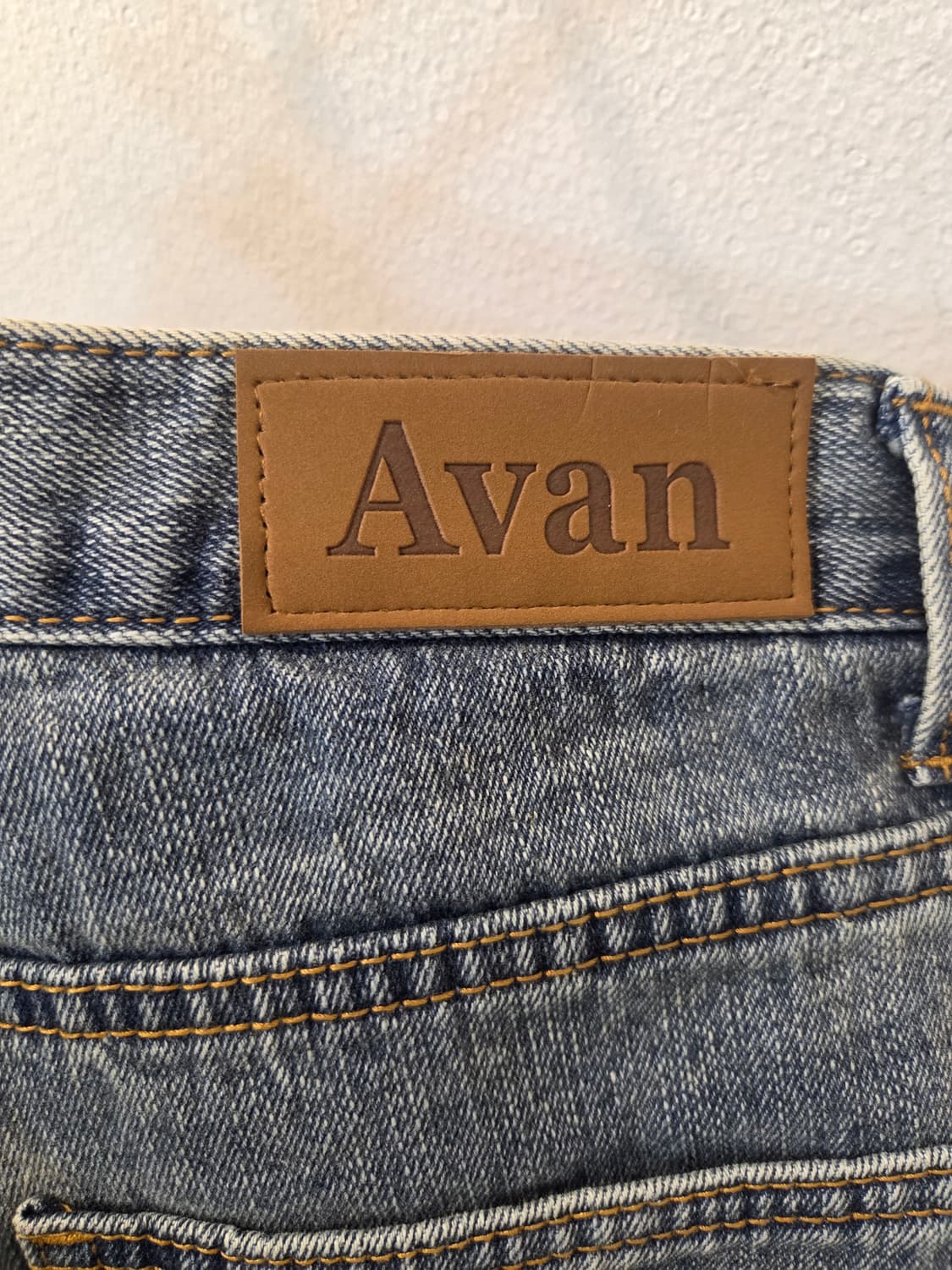 Avan 워싱데님 와이드밴츠 상품이미지4