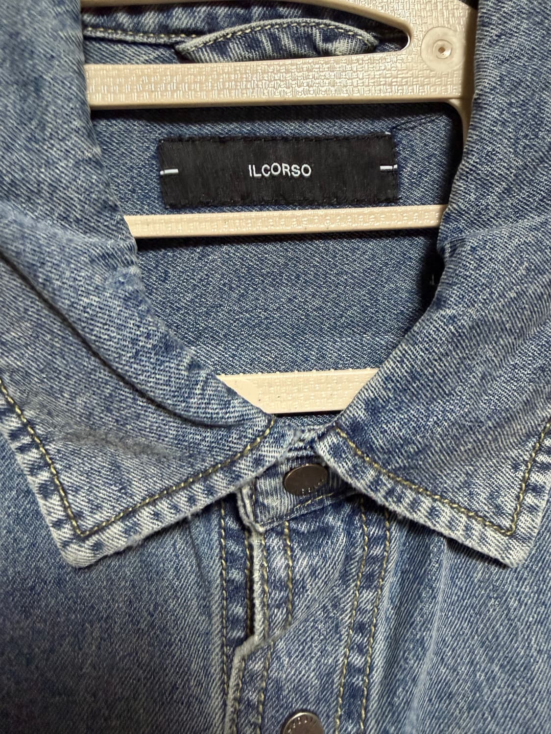 일꼬르소 데님 셔츠 상품이미지4