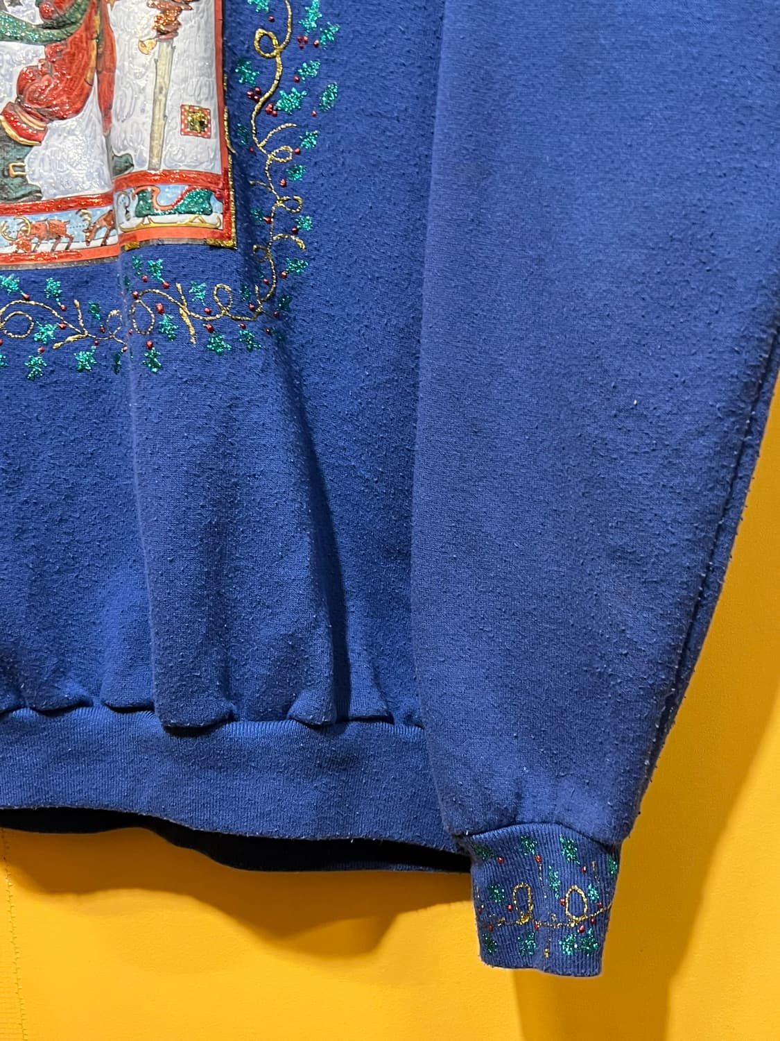 90s [여성XL] USA MADE 크리스마스 빈티지 맨투맨 상품이미지5