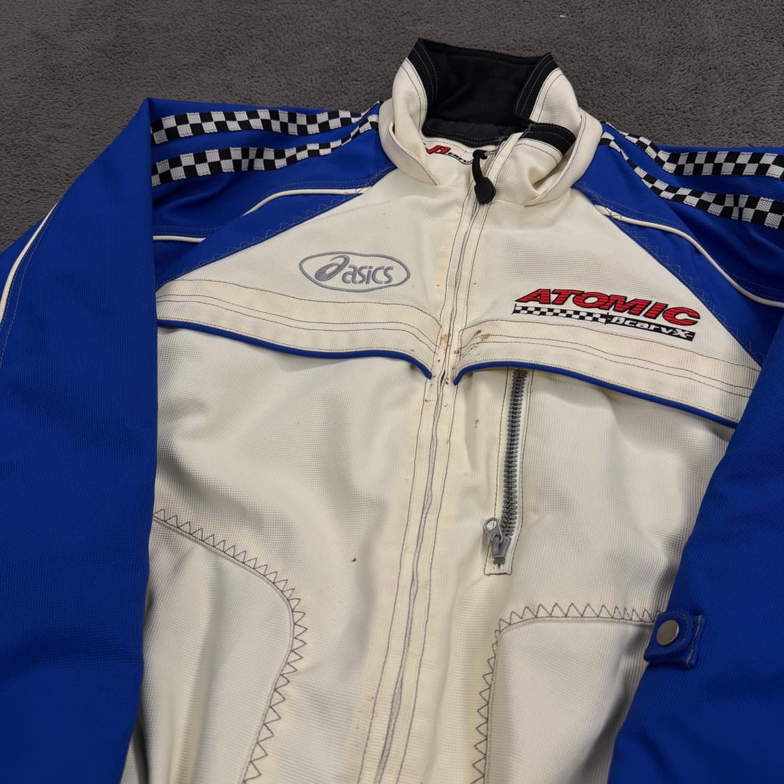 [ 정품/L ] 아식스 재패니즈 빈티지 라이더 자켓 상품이미지1