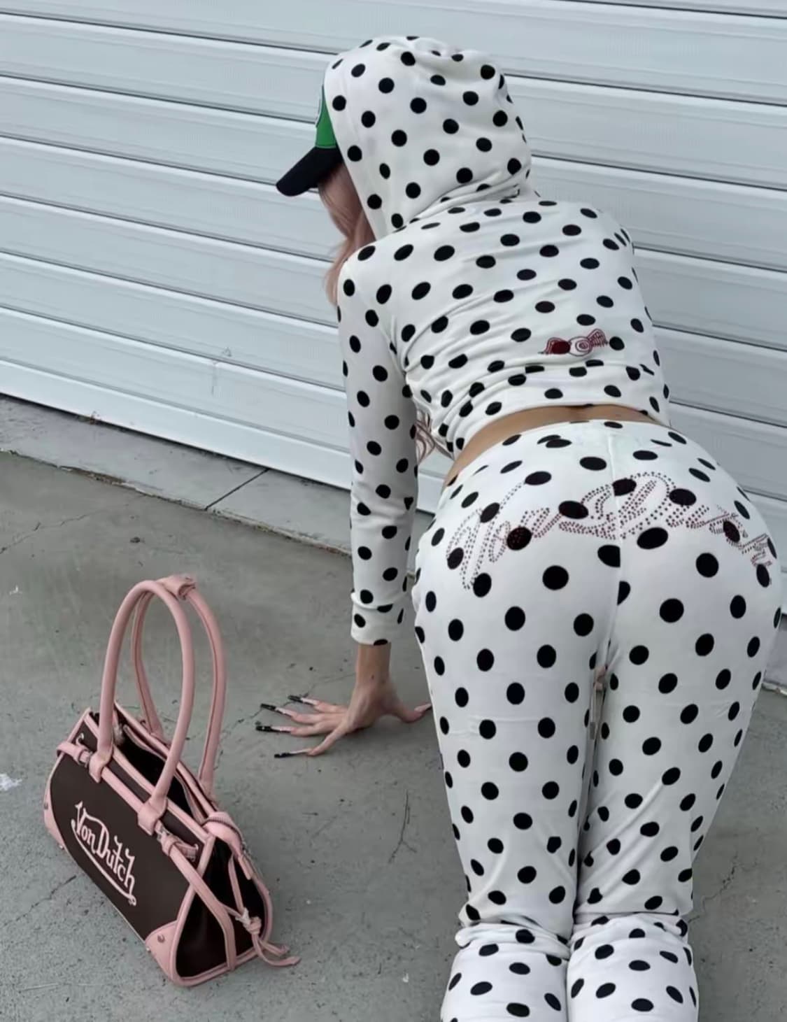 Von dutch 벨루아 도트 셋업 상품이미지3