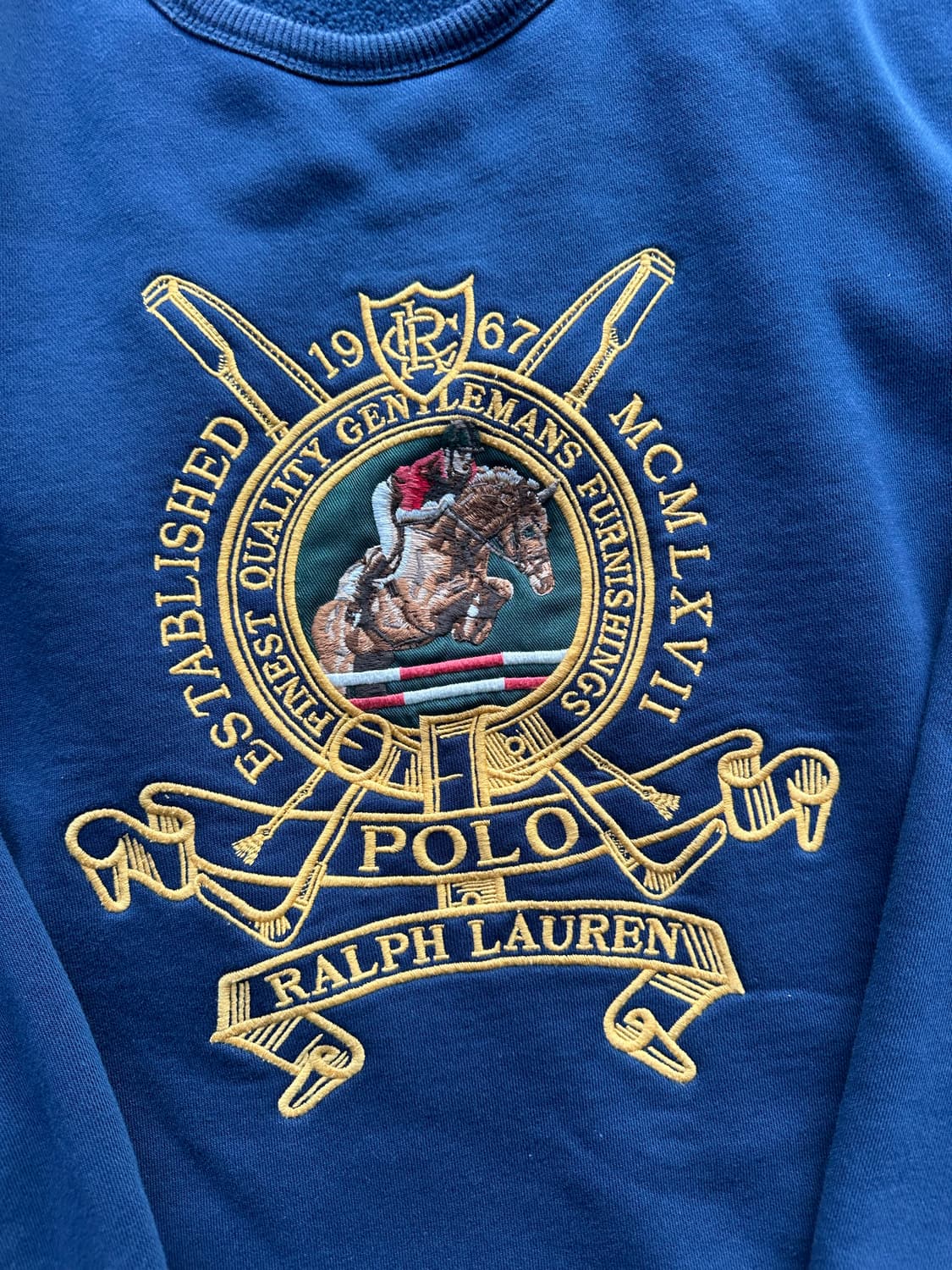 폴로 랄프로렌 인크루즈 플리스 맨투맨 xxl 상품이미지2