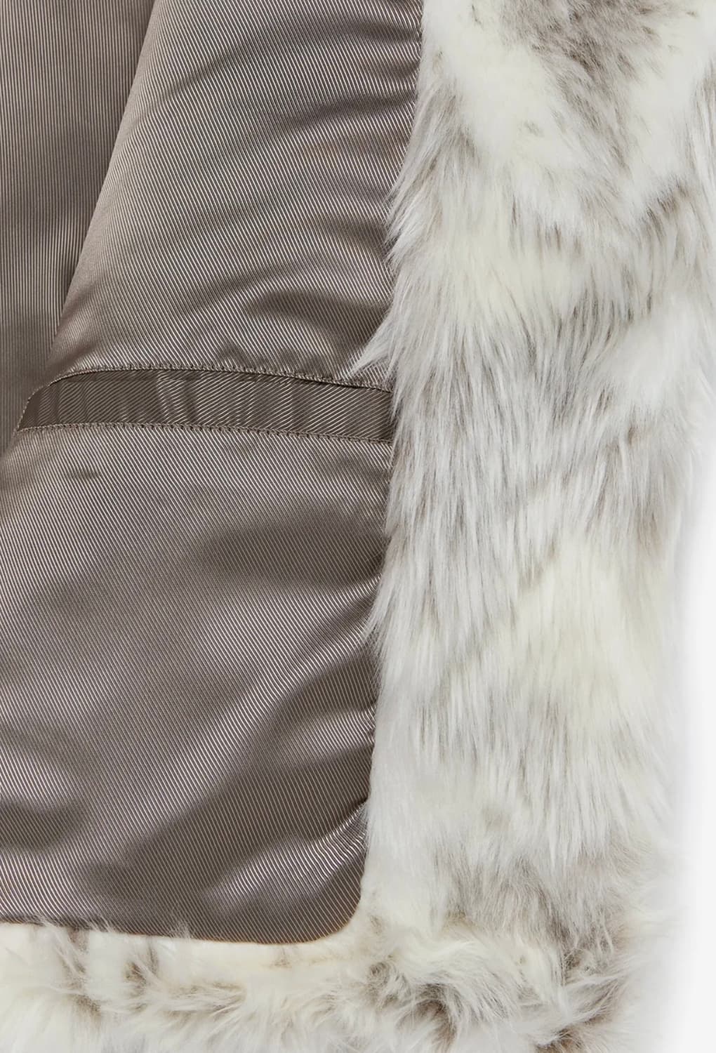 커렌트 크롭 퍼 자켓 상품이미지5