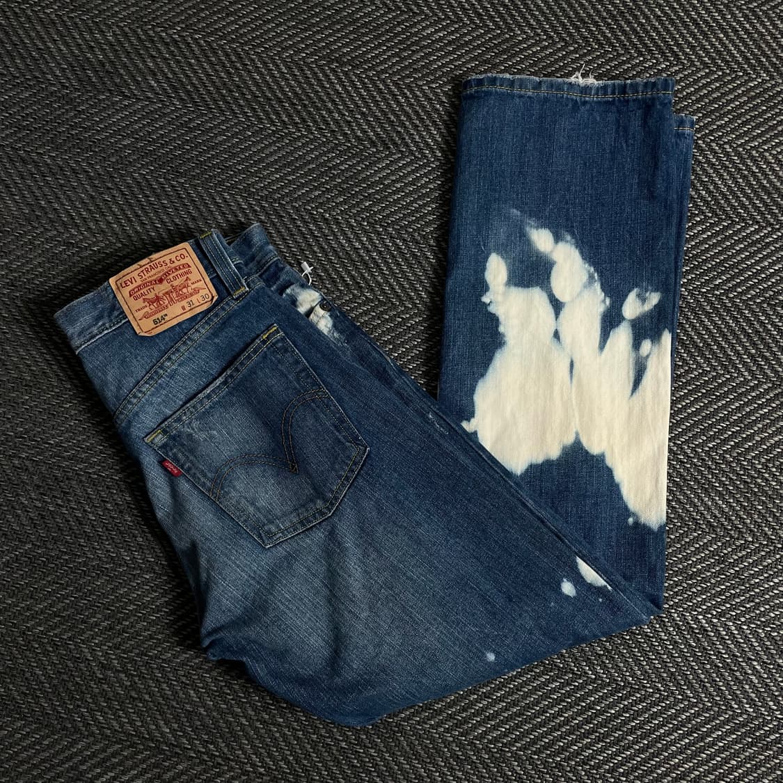 리바이스 514 블리치드 타이다이 데님 팬츠y 3652 상품이미지1