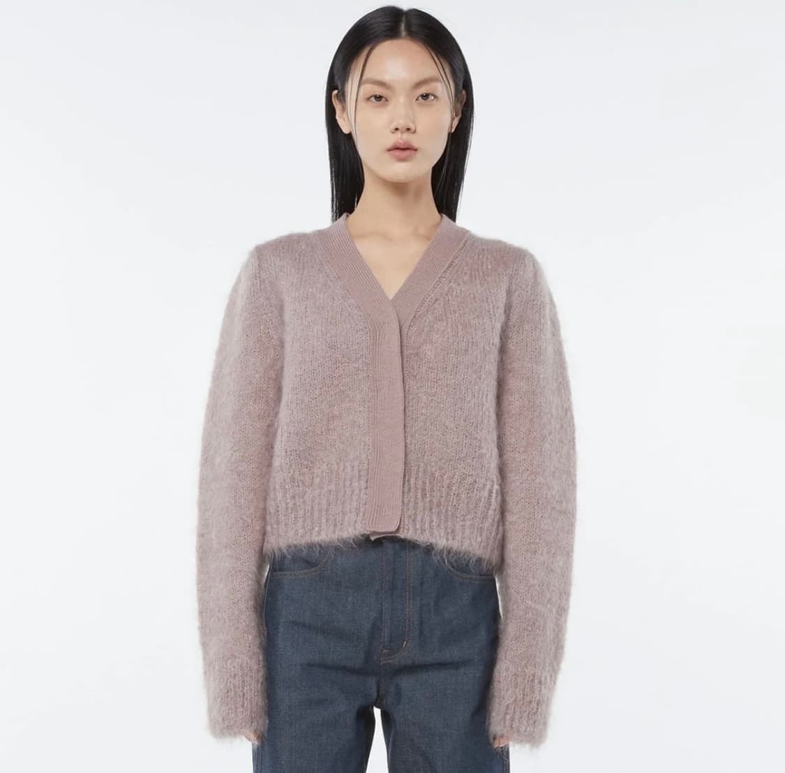 아모멘토 그랜마 가디건 핑크 상품이미지2