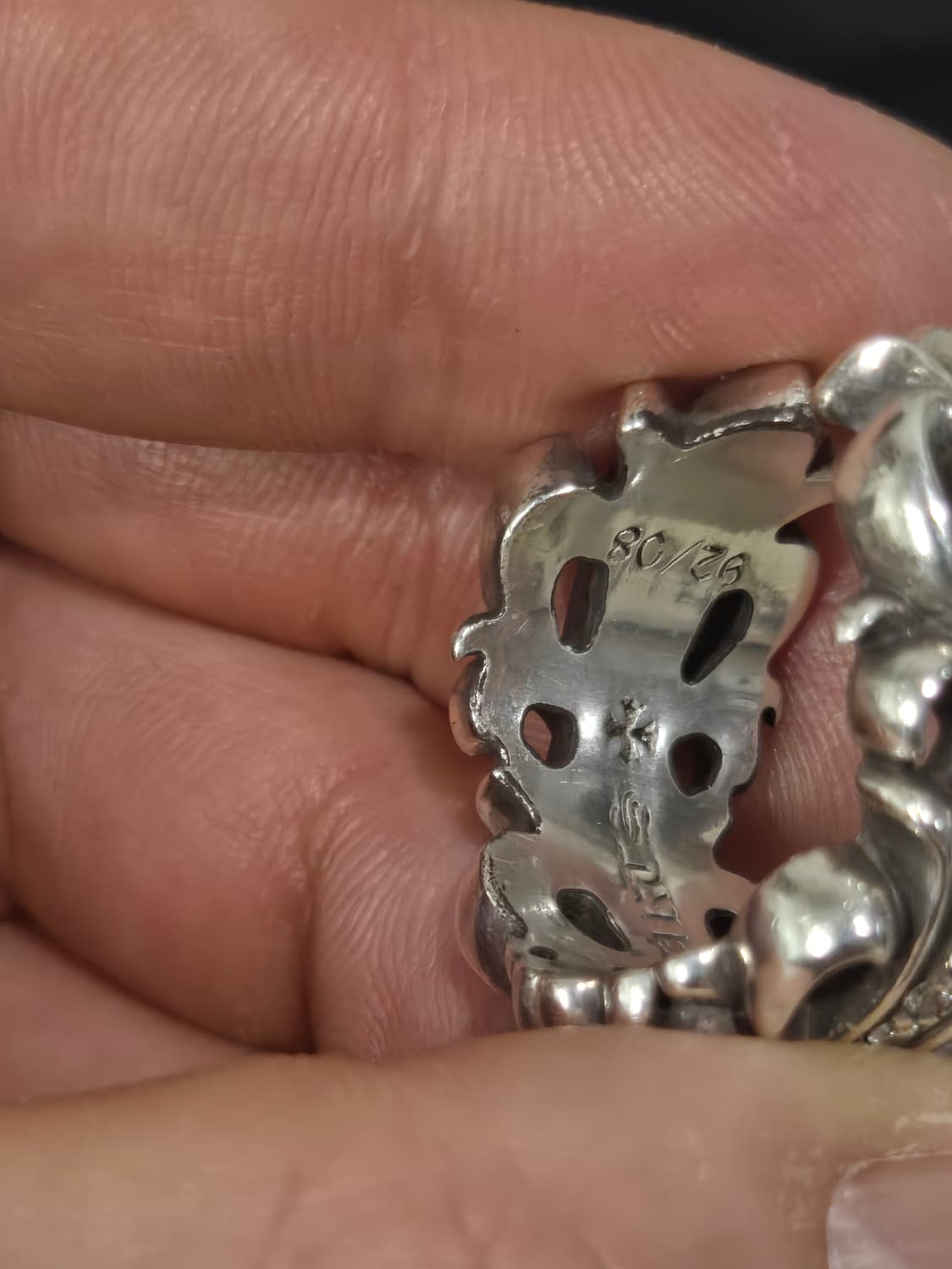 크롬하츠 더블 플로랄 풀파베 링 (정품) 상품이미지9