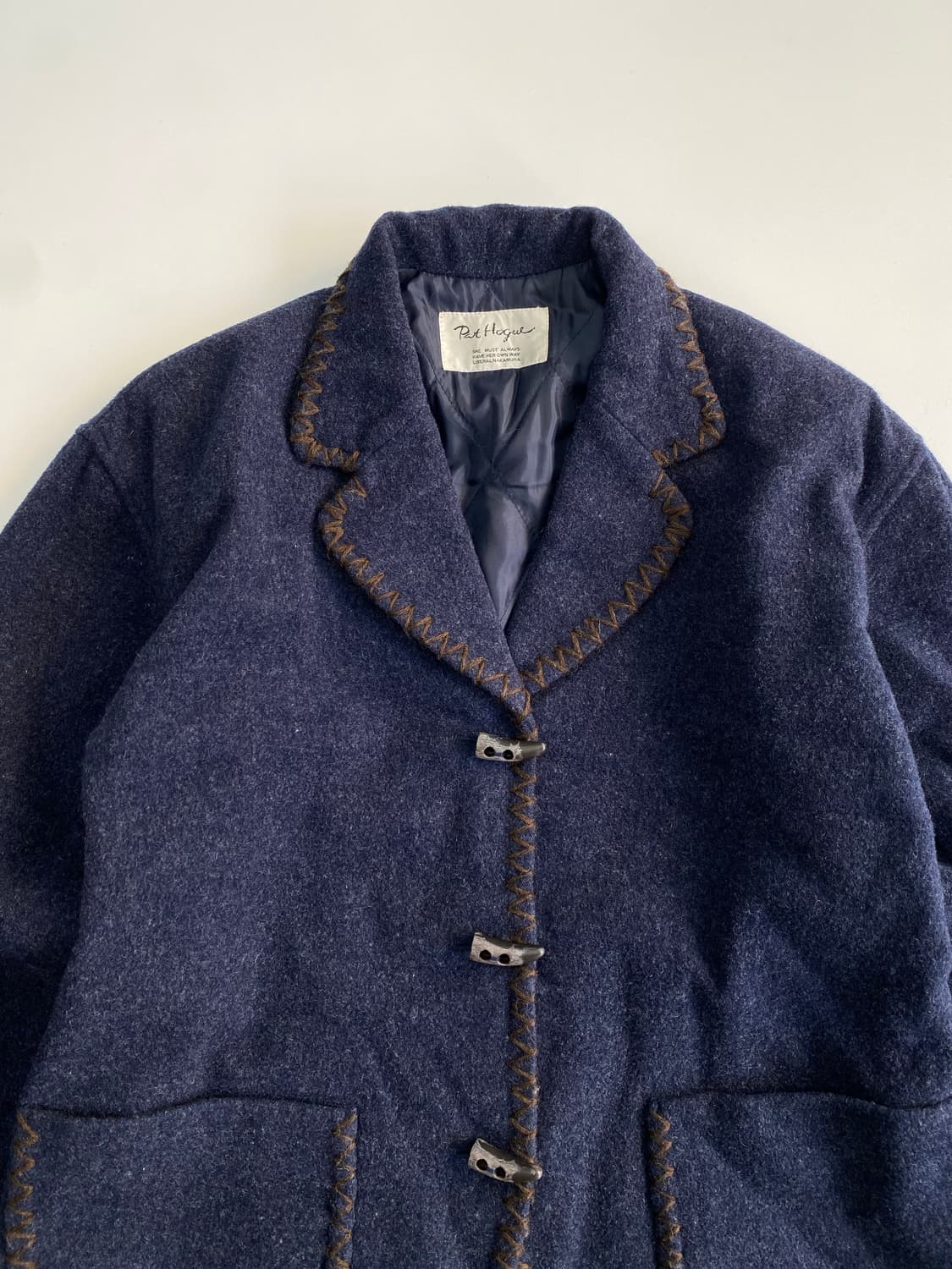 [L] JPN 빈티지 에스닉 토글 울 자켓 상품이미지2