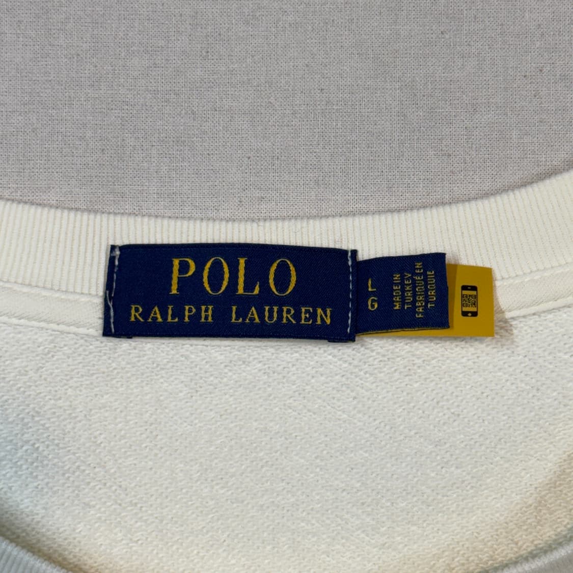 L) 폴로 랄프로렌 루프백 플리스 맨투맨 스웨트셔츠 신형 큐알탭 상품이미지6