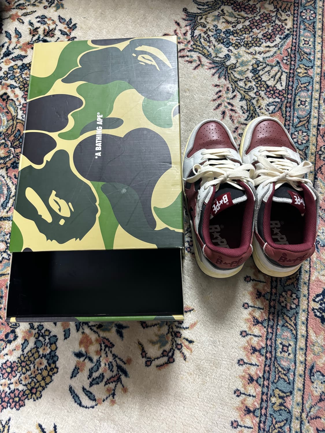 베이프 bape sk8 sta white/red 270 상품이미지7
