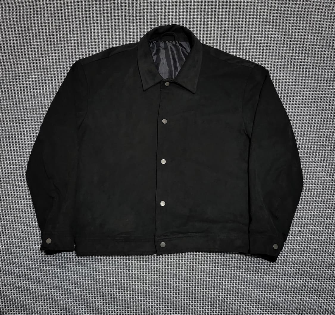 THEY 데이 스웨이드 블루종 자켓 블랙 (L) 상품이미지1