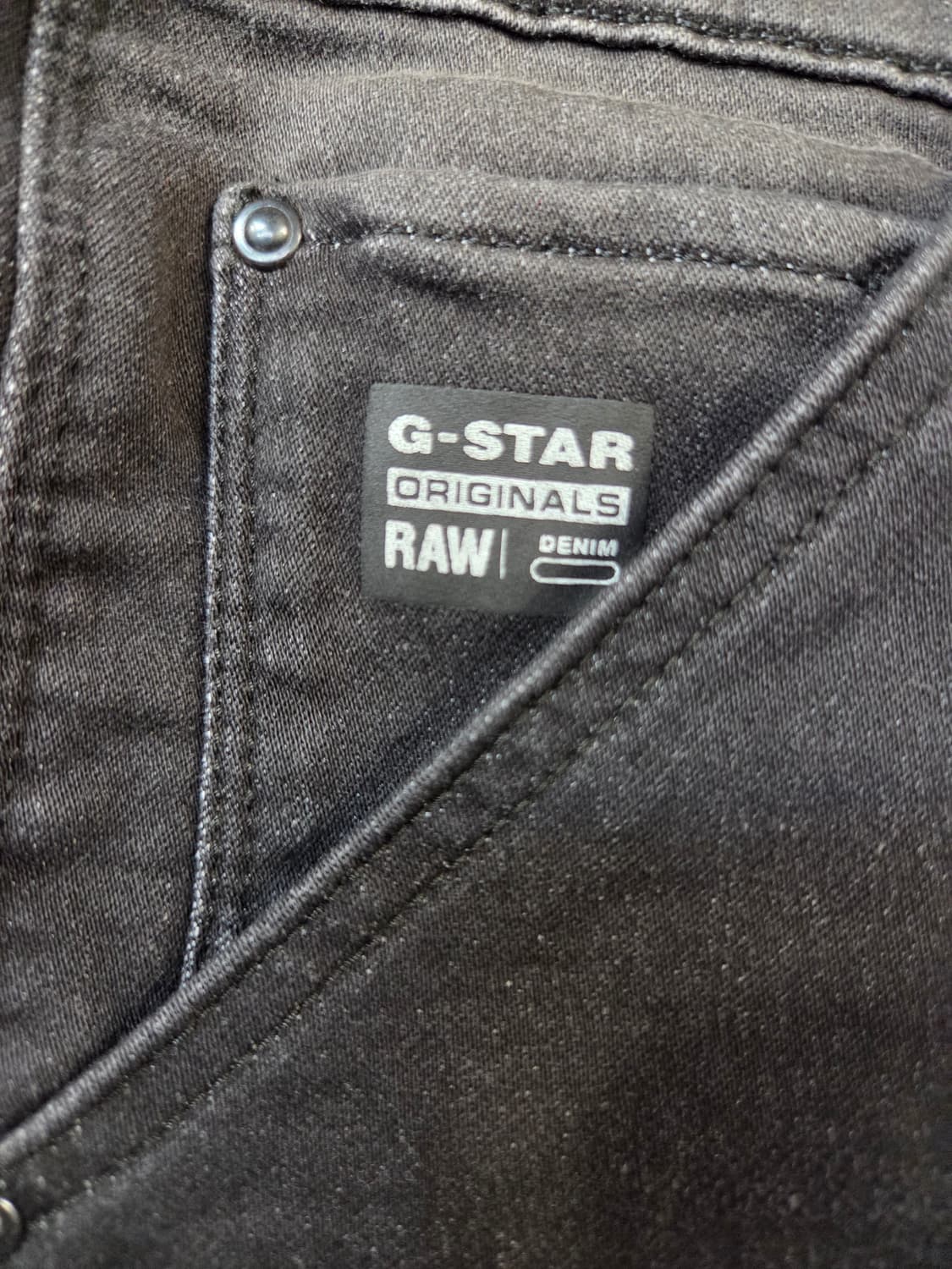 G-Star RAW 블랙 조거 데님 팬츠(25/26)스판 상품이미지3